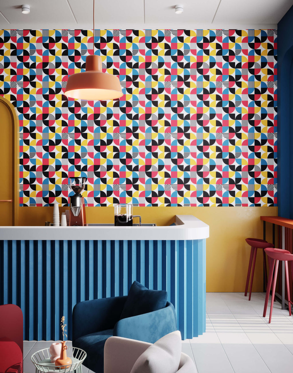 Corner Bauhaus Wallpaper