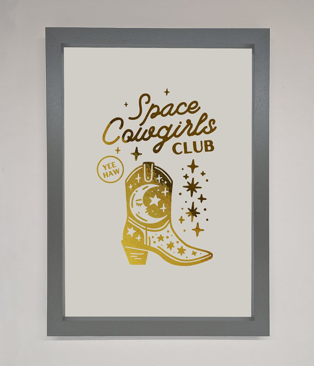 Cowgirl Boot Foil Print