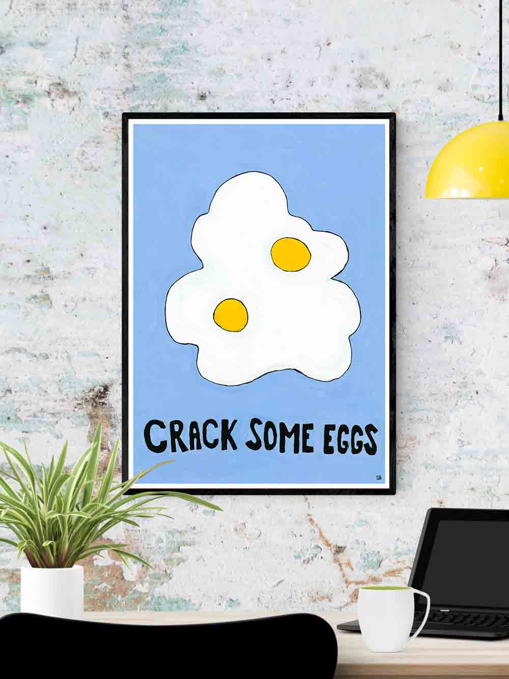Crack Some Eggs Kitchen Print