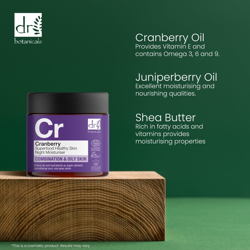Cranberry Superfood Night Moisturiser 60ml