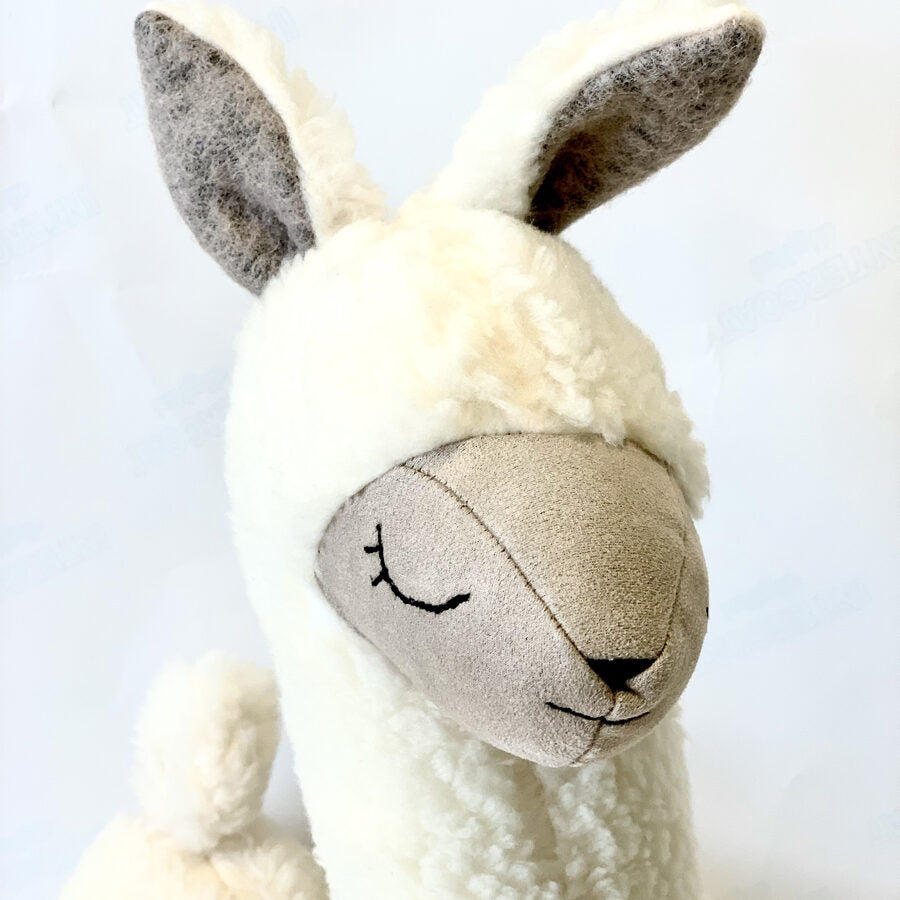 Handmade Alpaca Toy-Pillow – Hypoallergenic & Cuddly Comfort by Kai aš mažas buvau at www.brixbailey.com