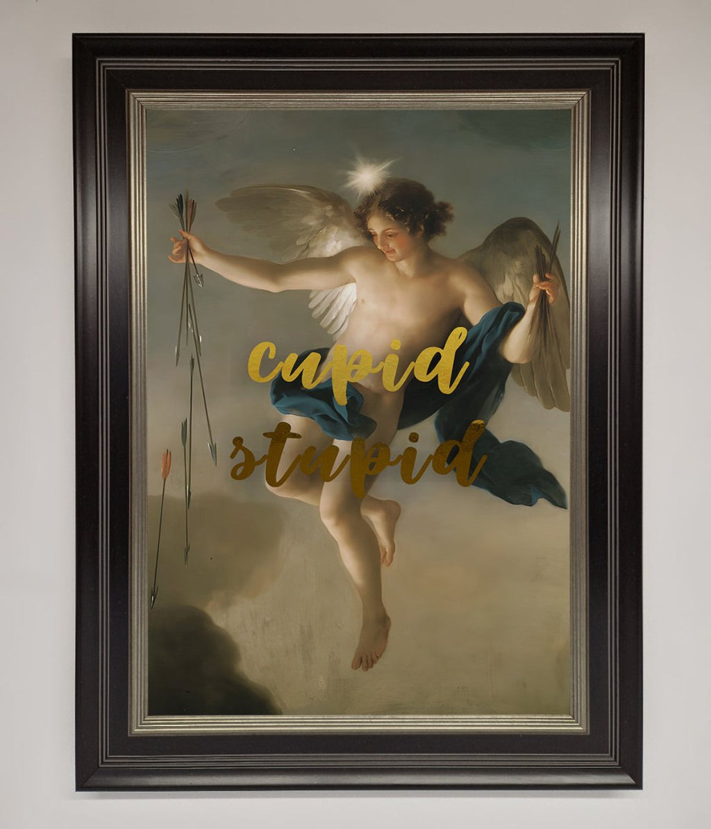 Cupid Stupid Foil Print