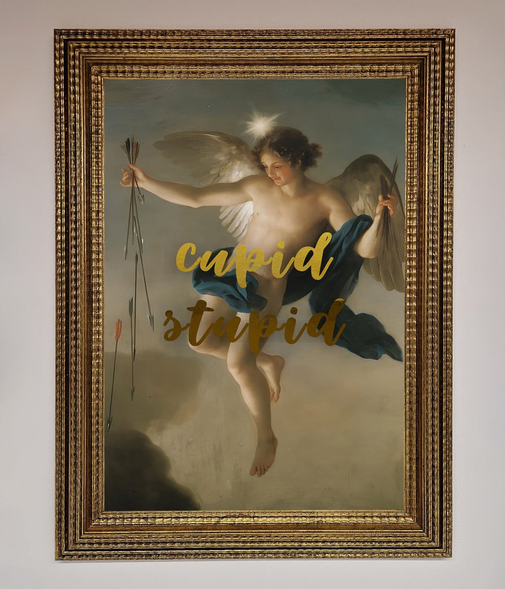 Cupid Stupid Foil Print