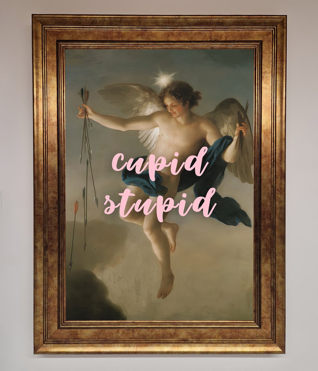 Cupid Stupid Framed Poster
