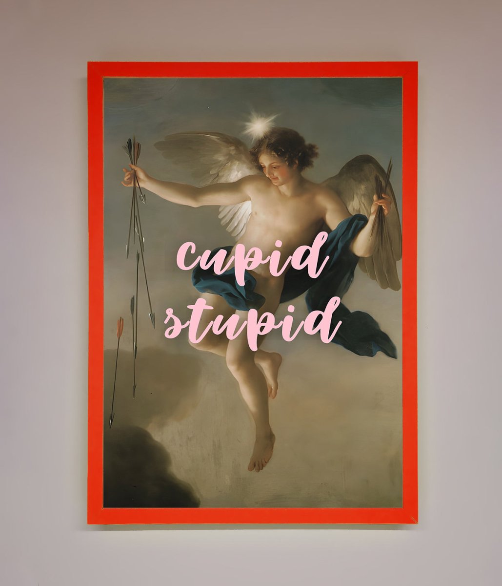 Cupid Stupid Framed Poster