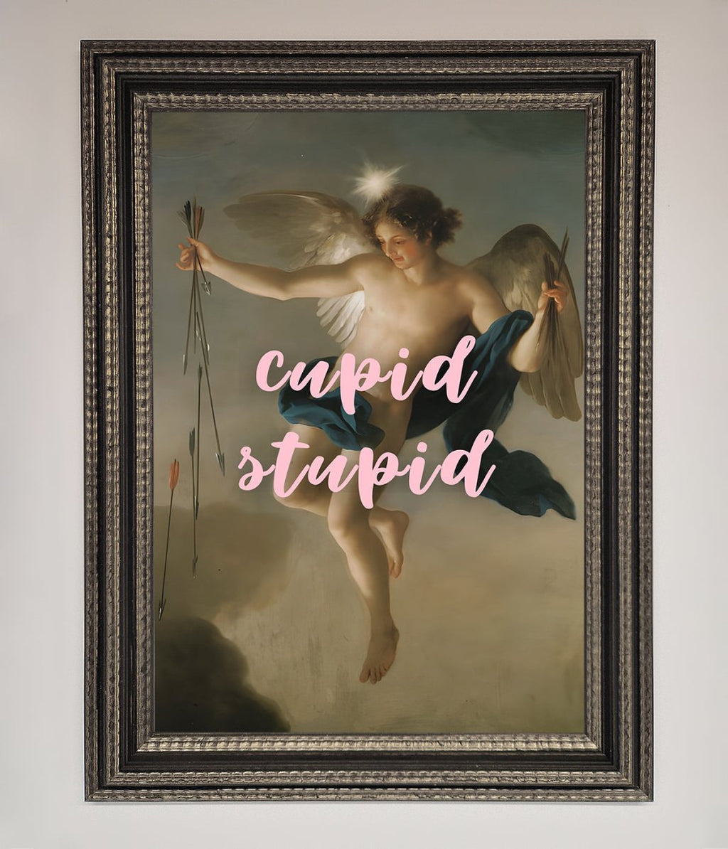 Cupid Stupid Framed Poster