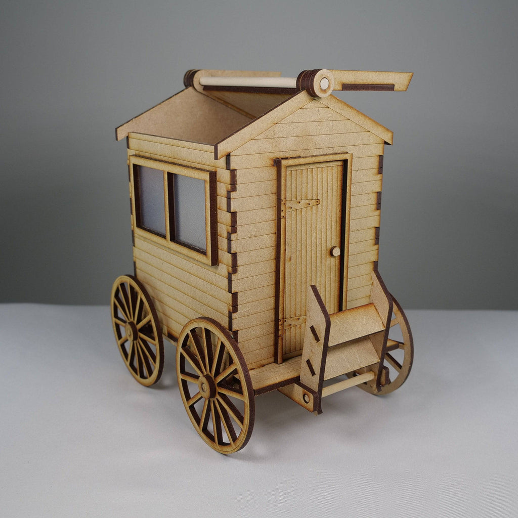 Bathing Hut on Wheels Pre-Built Model