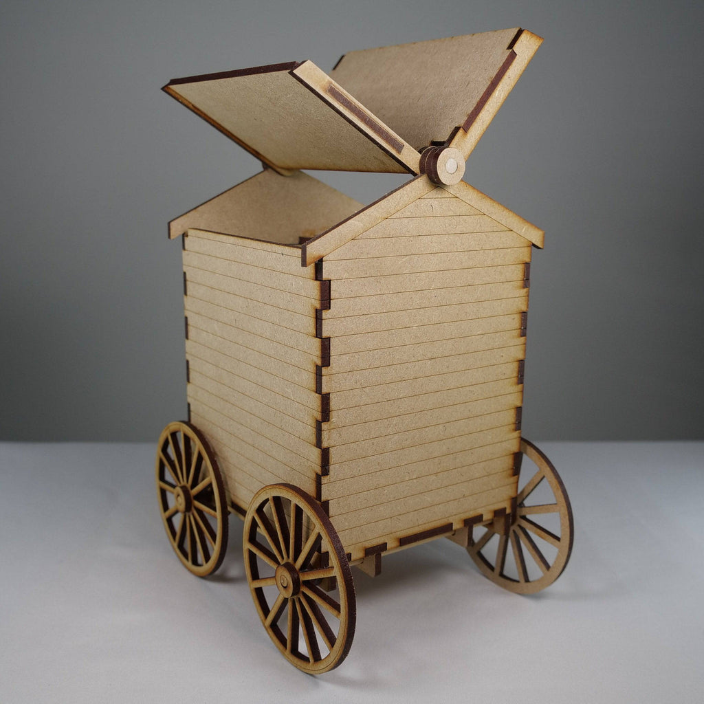 Bathing Hut on Wheels Pre-Built Model