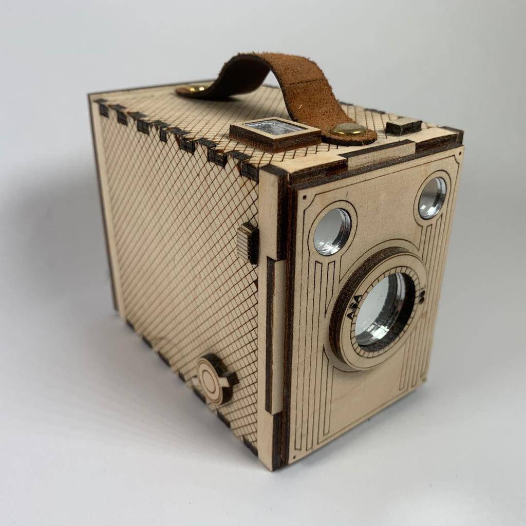 Vintage Brownie Camera Storage Box Pre-Built
