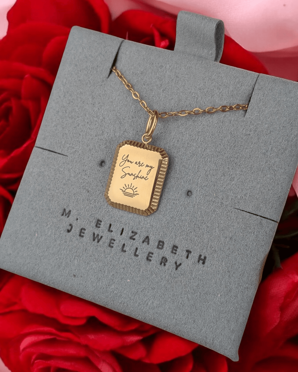 Custom Engraved Vintage Tag Necklace