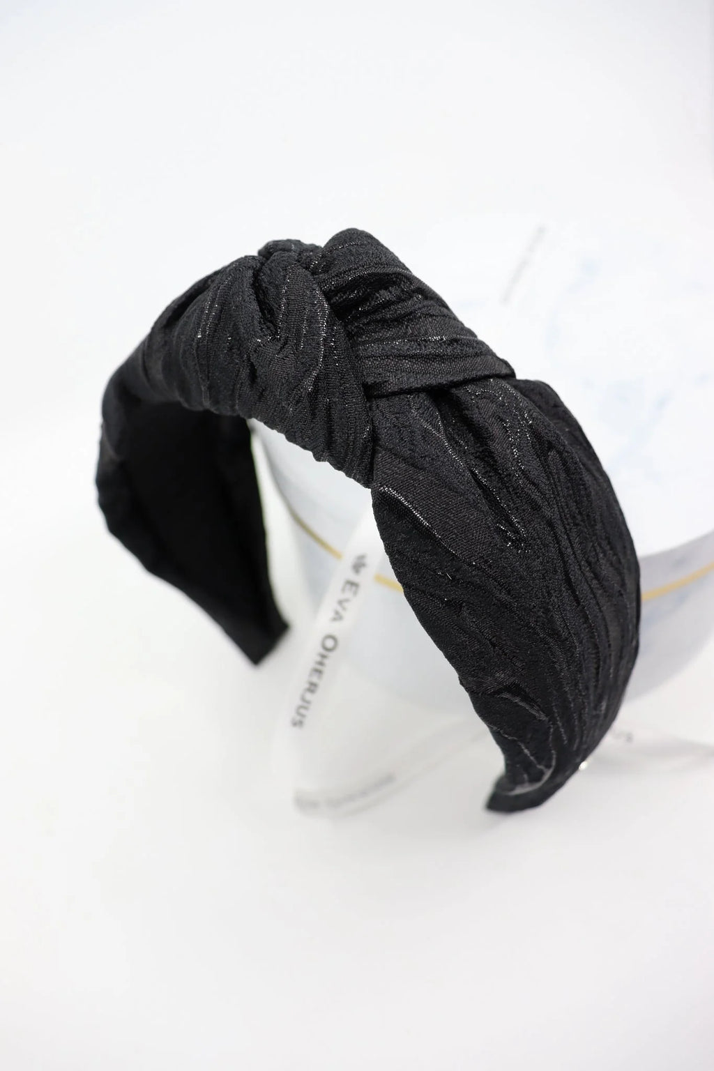 Lola Top Knot Headband – Elegant & Unique with Mulberry Silk by Eva Oherjus at www.brixbailey.com