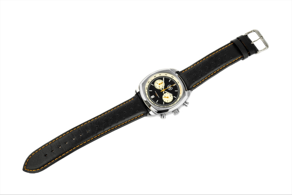 Driver Chronograph MkII Black Reverse Panda Meca-Quartz Watch