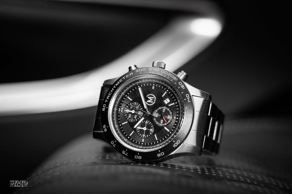 GT Chronograph Watch with Metal Strap