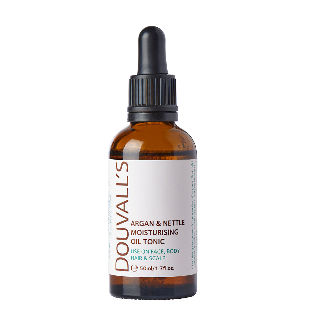Organic Argan and Nettle Oil 50ml for Hair Growth and Sensitive Skin