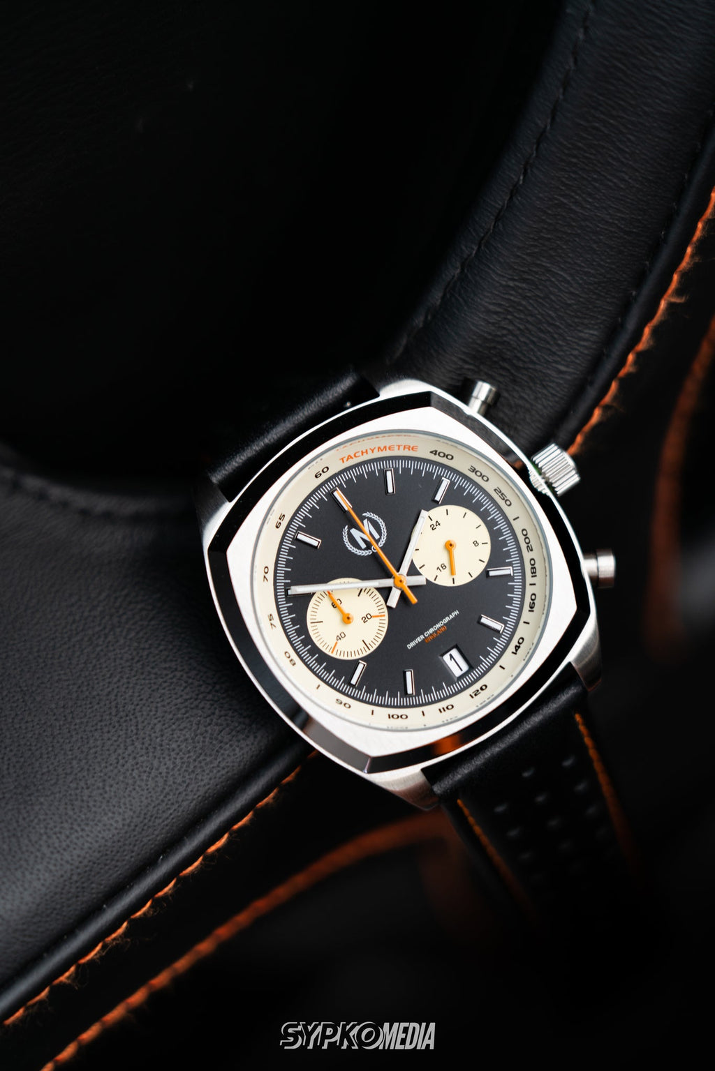 Driver Chronograph MkII Black Reverse Panda Meca-Quartz Watch
