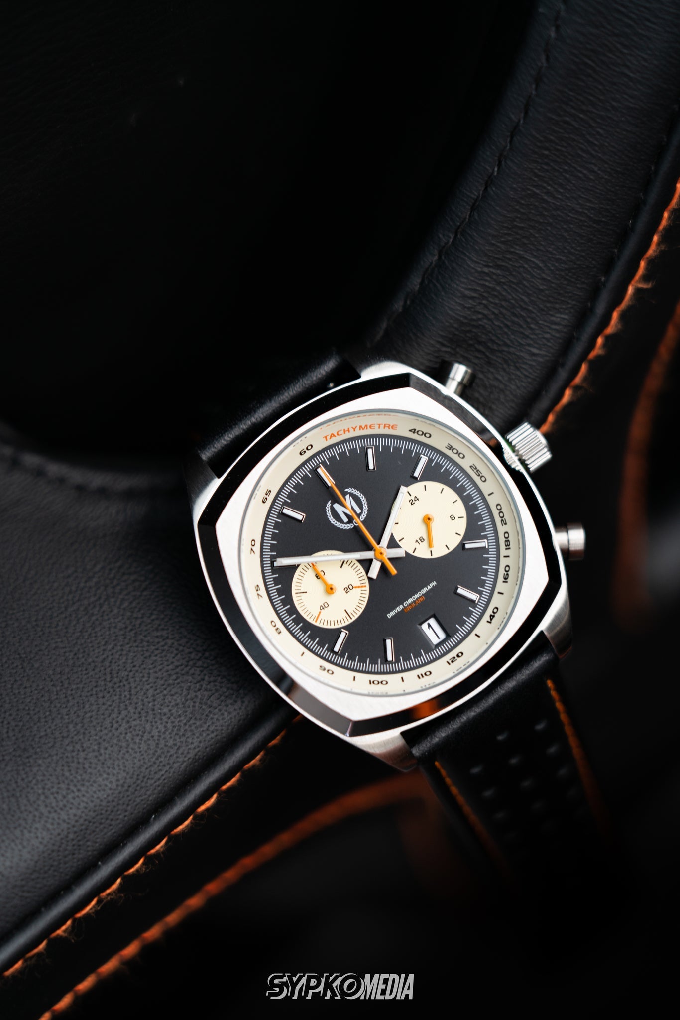 Driver Chronograph MkII Black Reverse Panda Meca-Quartz Watch