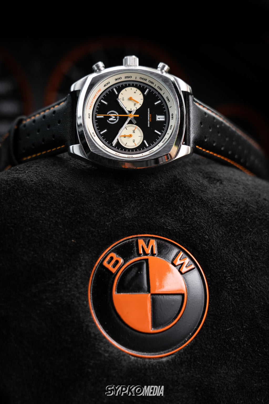 Driver Chronograph MkII Black Reverse Panda Meca-Quartz Watch