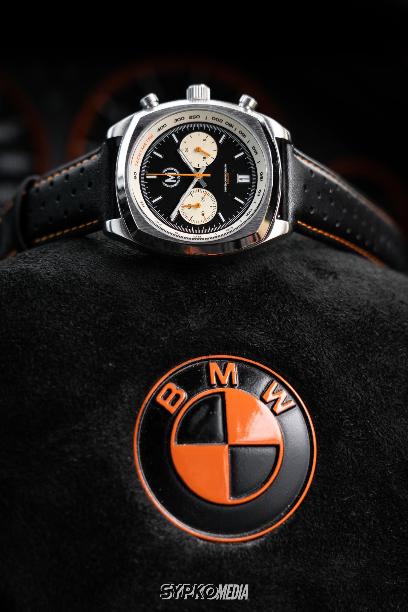 Driver Chronograph MkII Black Reverse Panda Meca-Quartz Watch