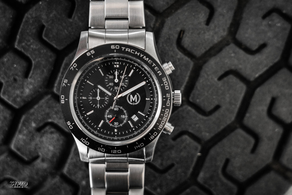 GT Chronograph Watch with Metal Strap