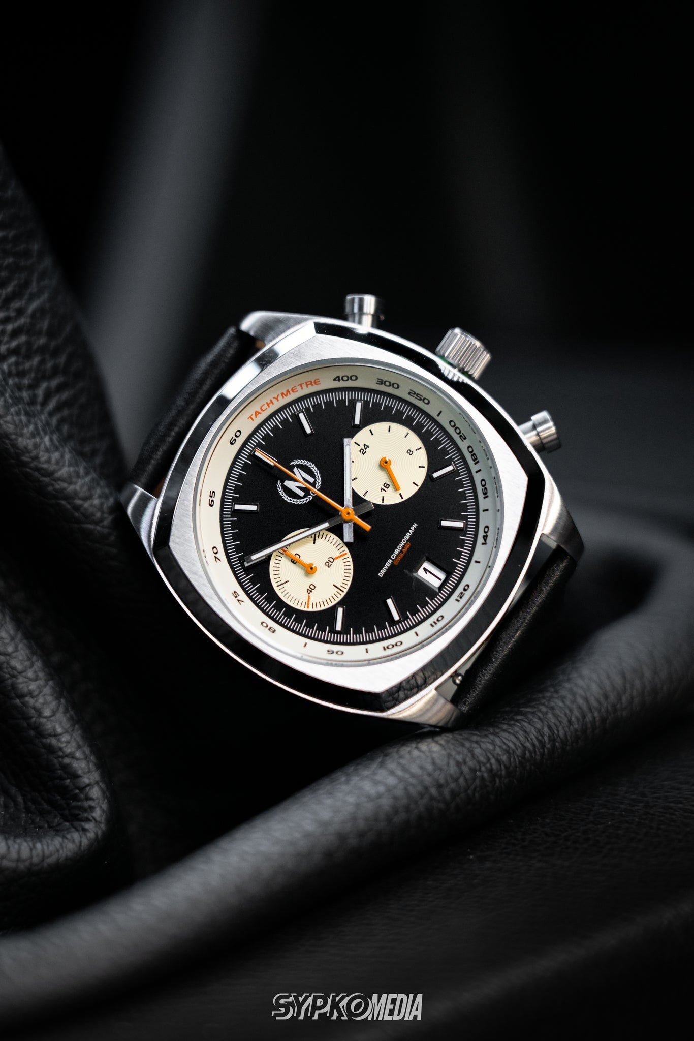 Driver Chronograph MkII Black Reverse Panda Meca-Quartz Watch