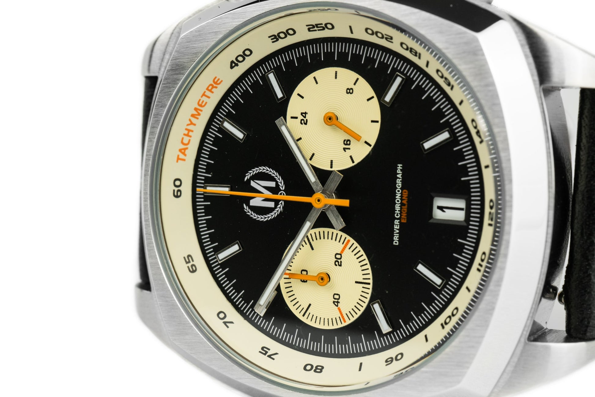 Driver Chronograph MkII Black Reverse Panda Meca-Quartz Watch