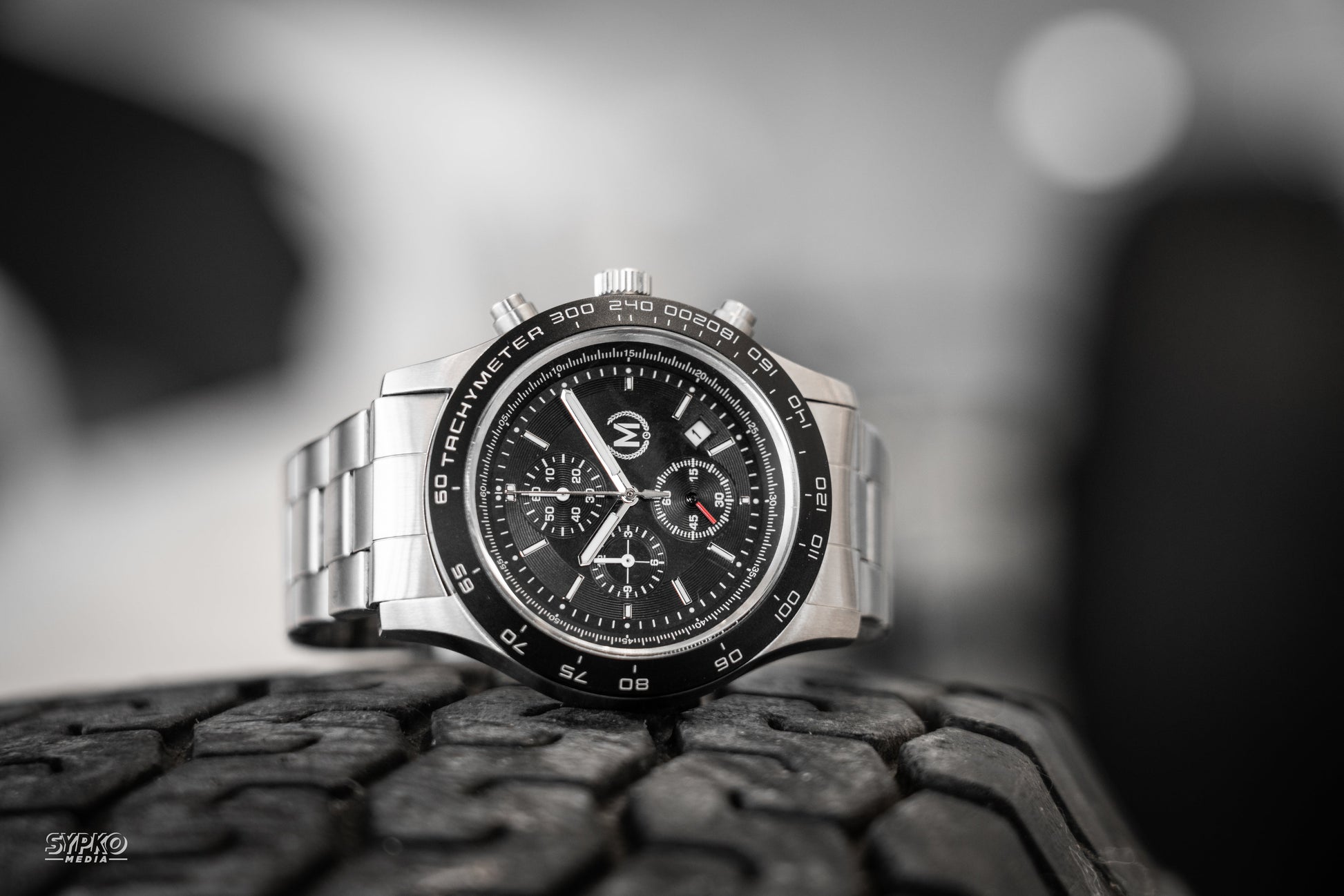 GT Chronograph Watch with Metal Strap