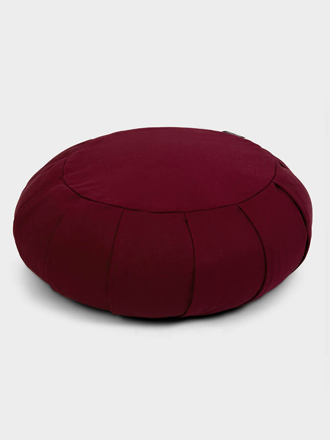 Organic Buckwheat Zafu Round Meditation Cushion