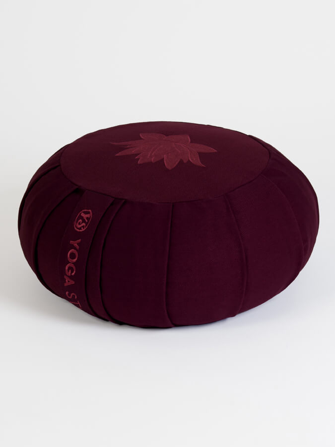 Organic Cotton Round Lotus Zafu Buckwheat Meditation Cushion