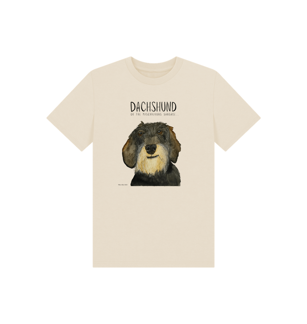 Mischievous Wire Haired Hot Dog Kids T-Shirt Small Pup Big Attitude