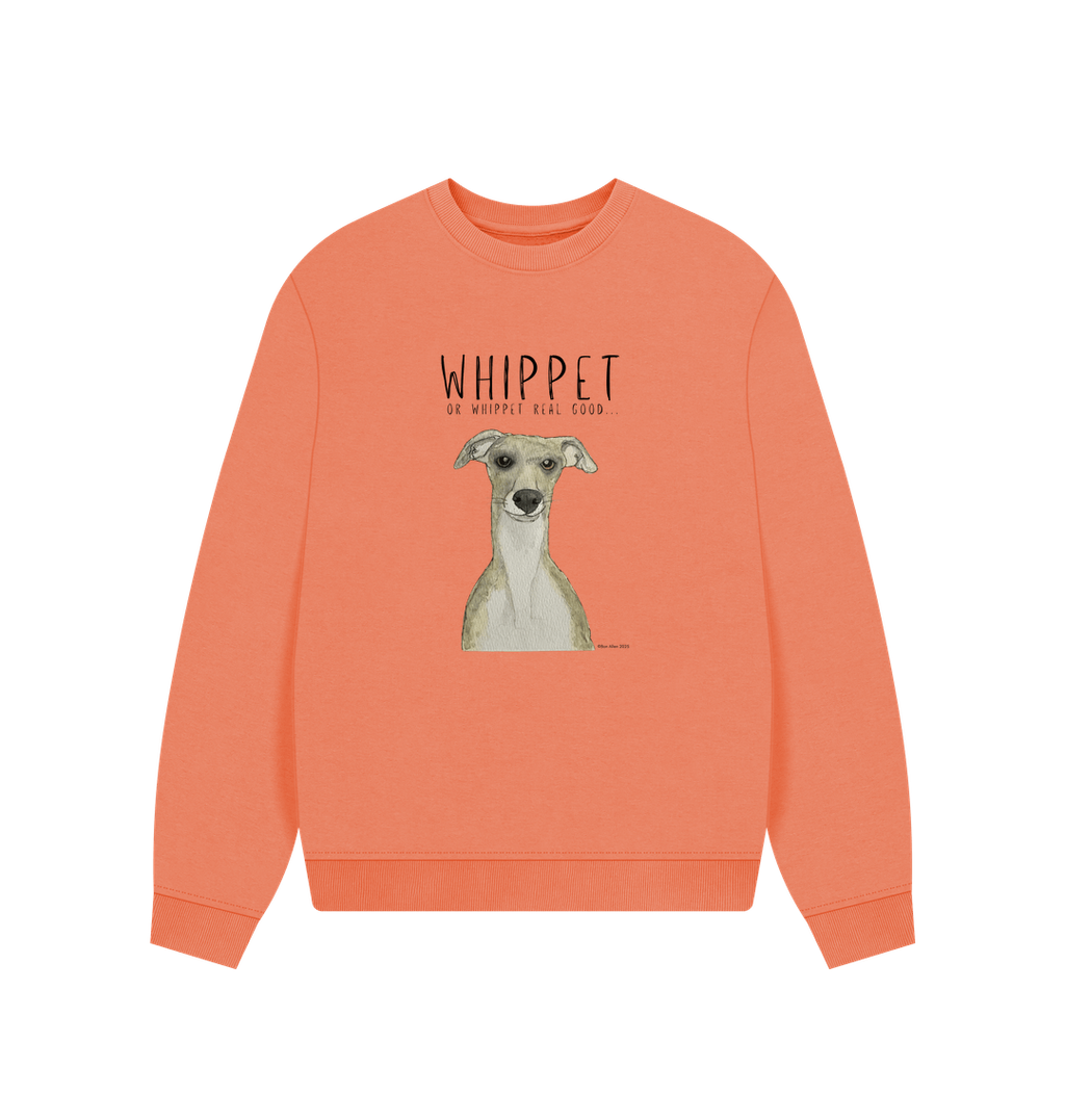 Women's Oversized Whippet Sweatshirt in Organic Cotton