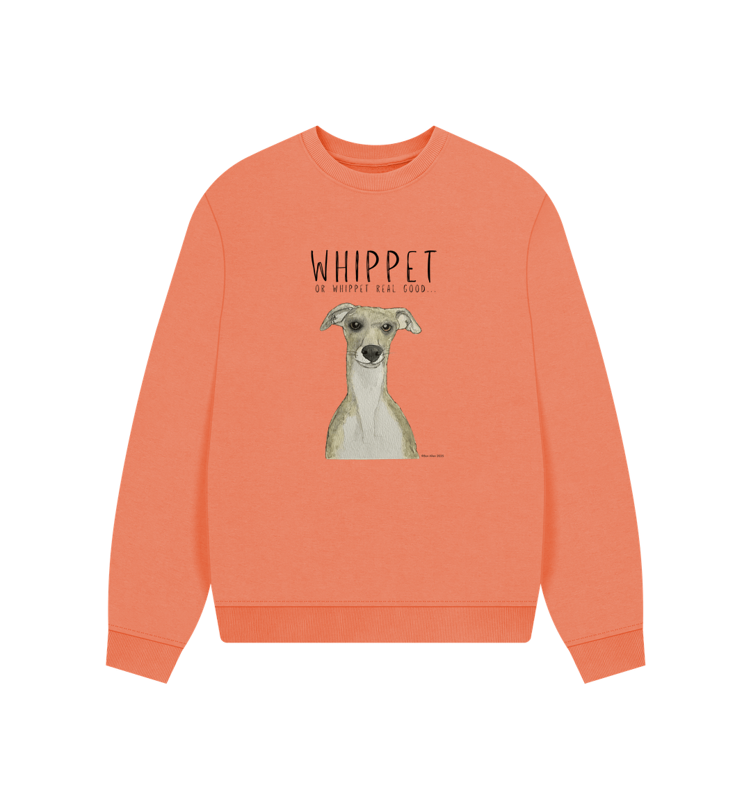 Women's Oversized Whippet Sweatshirt in Organic Cotton