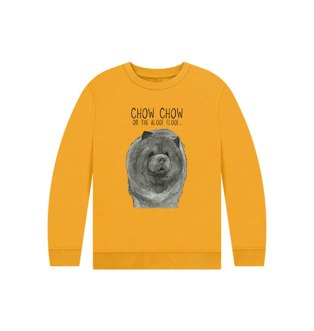 Blue Chow Chow Organic Cotton Sweatshirt for Kids