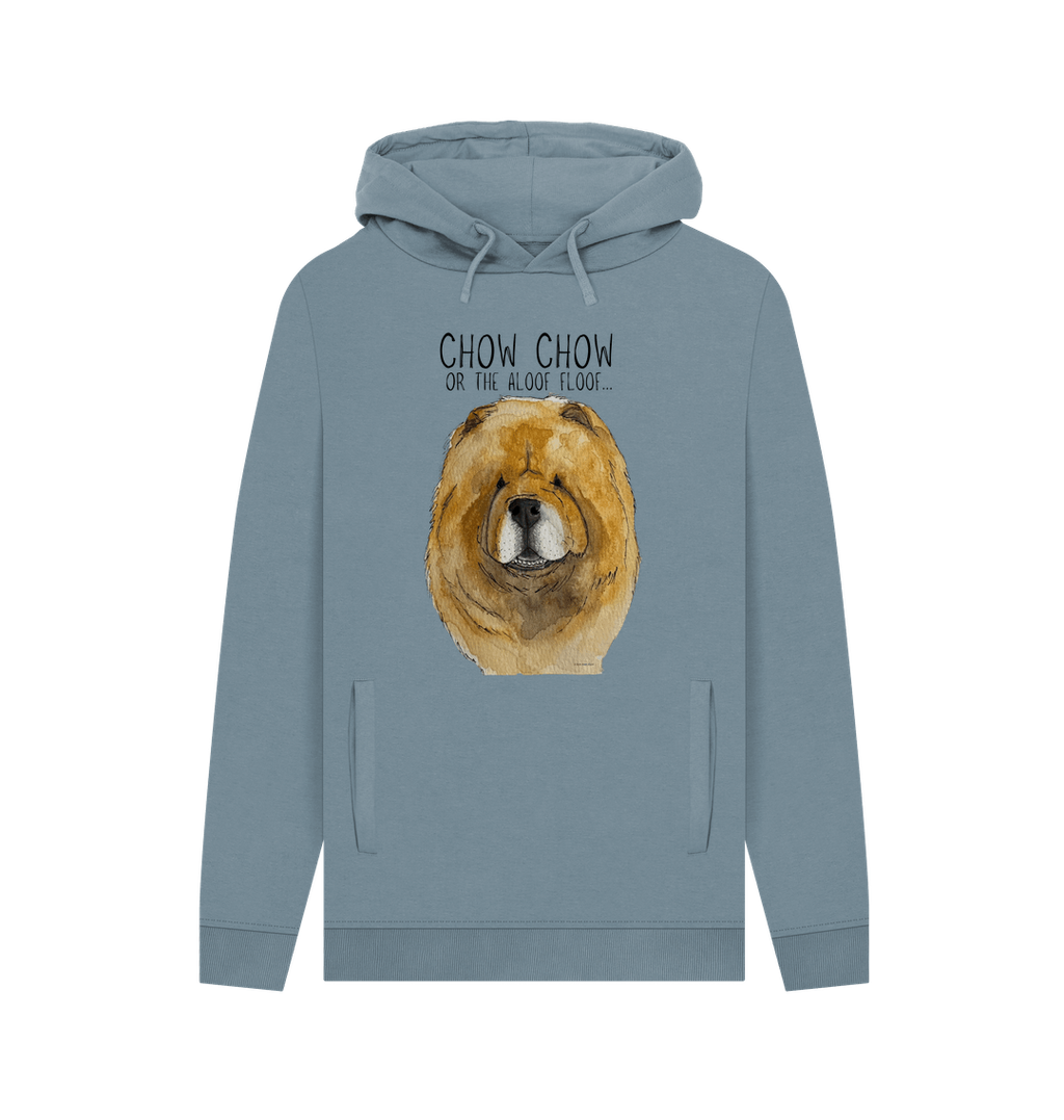 Red Chow Chow Men's Hoodie with Pocket Detail