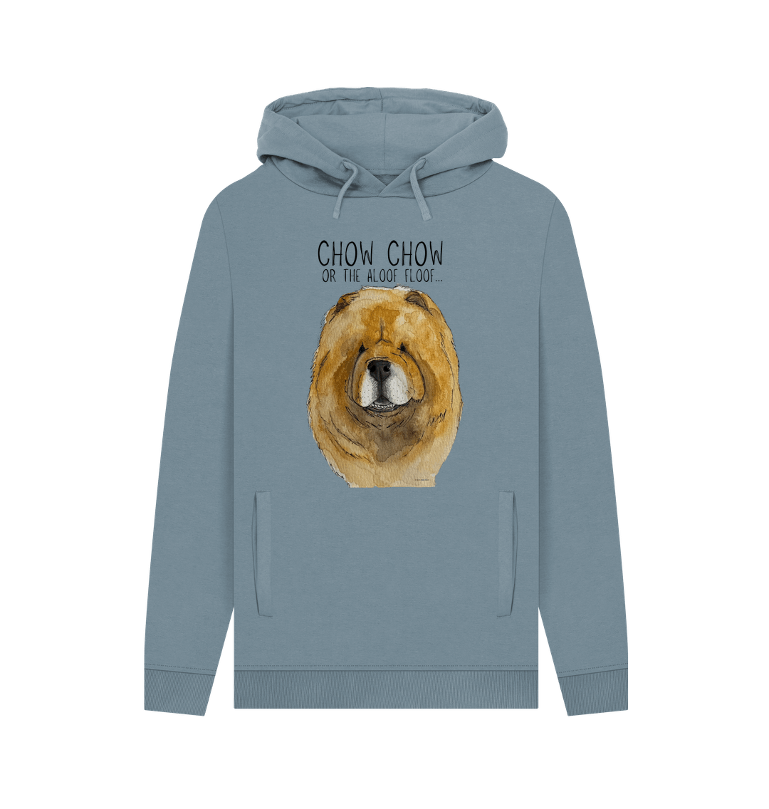 Red Chow Chow Men's Hoodie with Pocket Detail