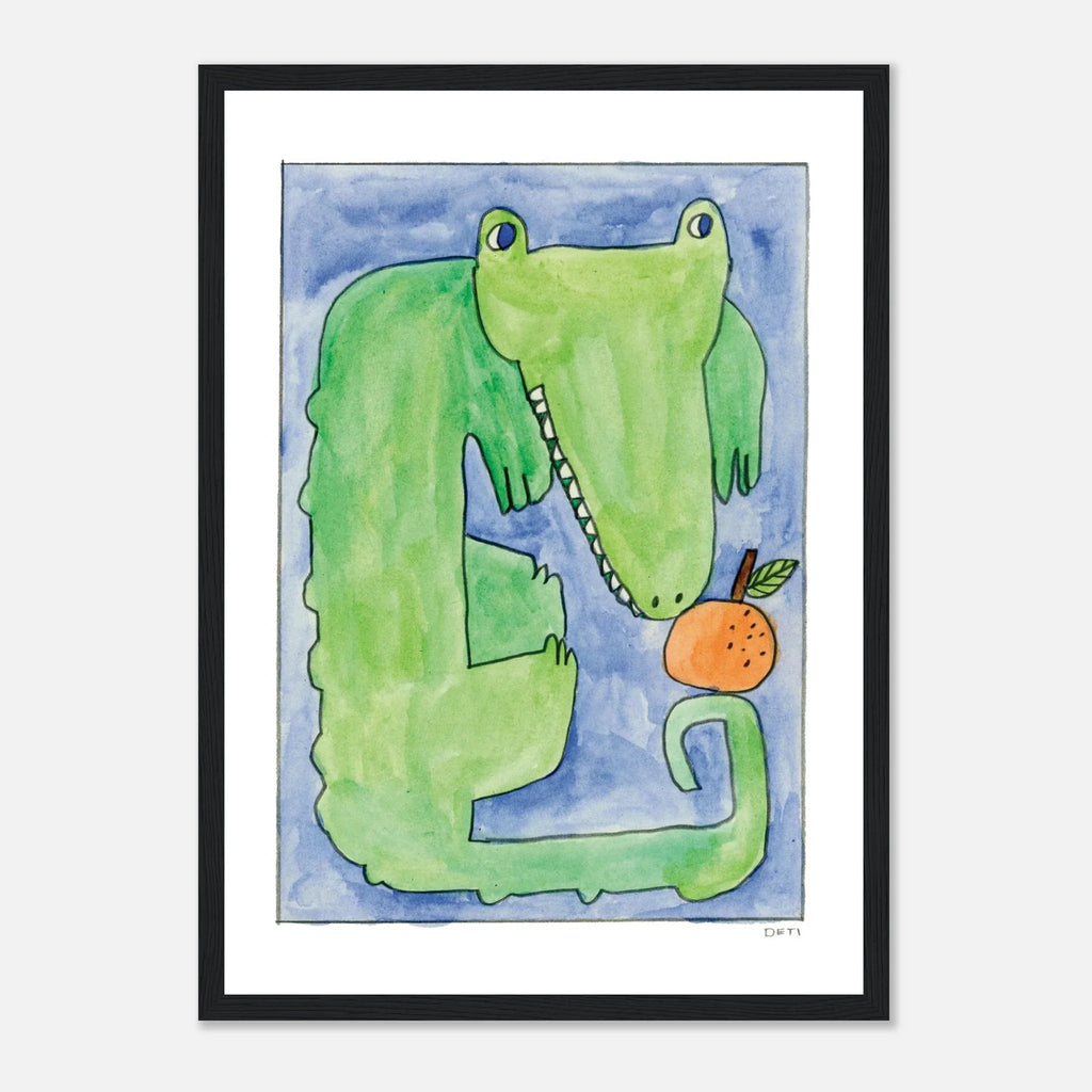 Florida Gator Framed Print by Hayley Deti