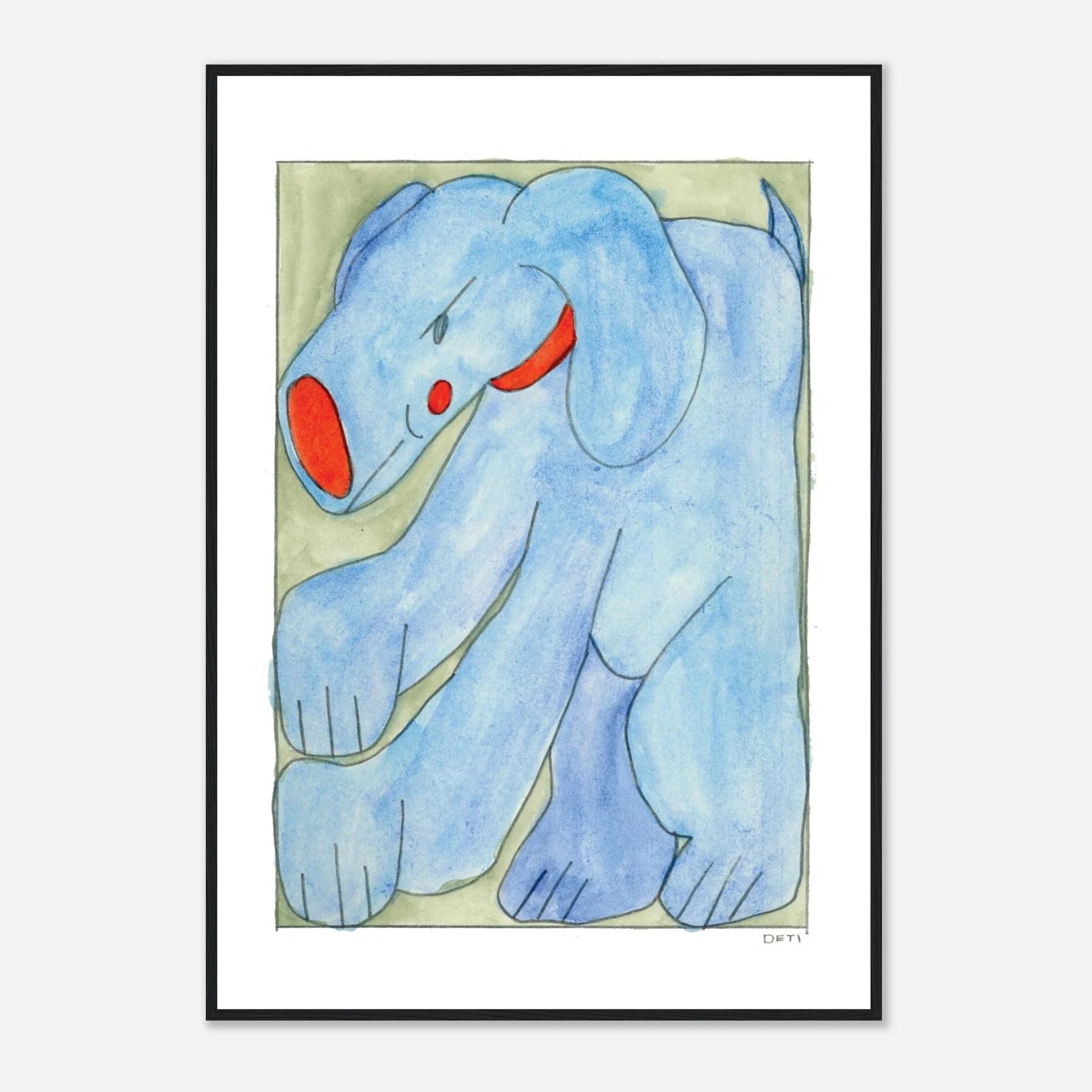 Boog 2 Mischief Framed Print by Hayley Deti