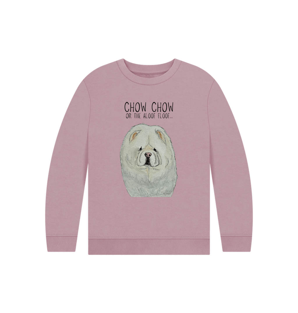 Cream Chow Chow Organic Cotton Kids Sweatshirt