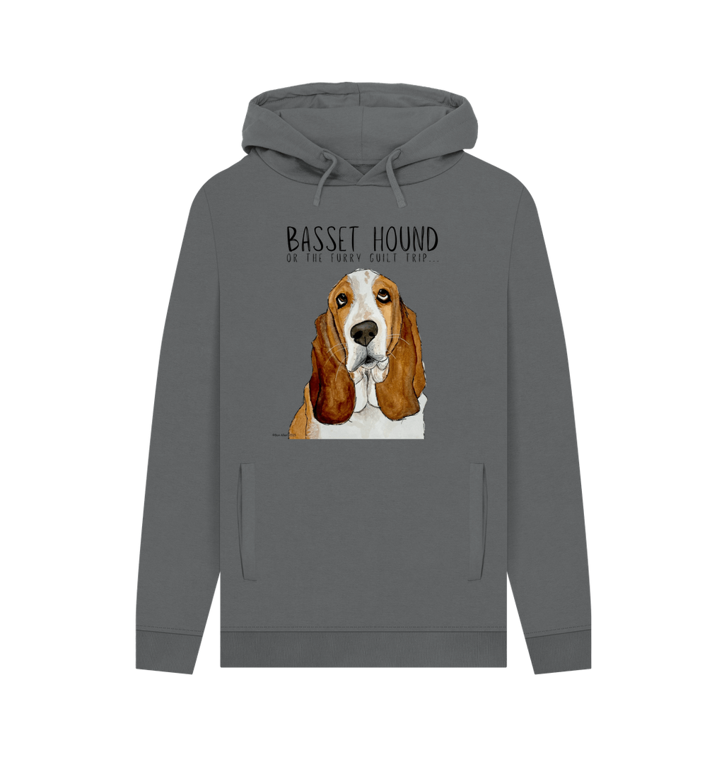 Basset Hound Hoodie for Men