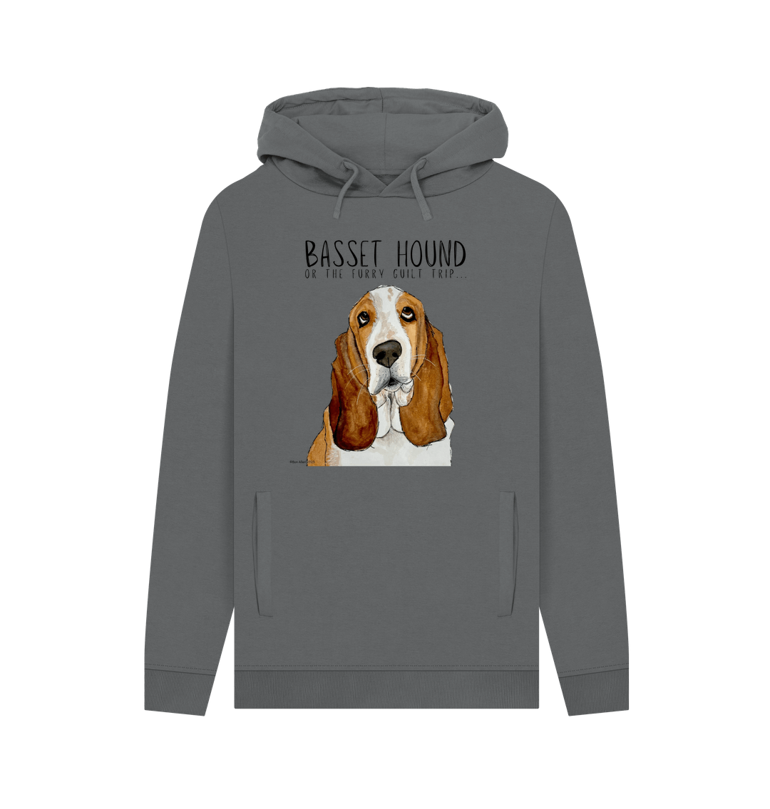 Basset Hound Hoodie for Men