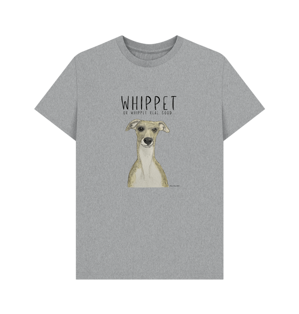 Organic Cotton Whippet Lover Tee Ethical and Soft