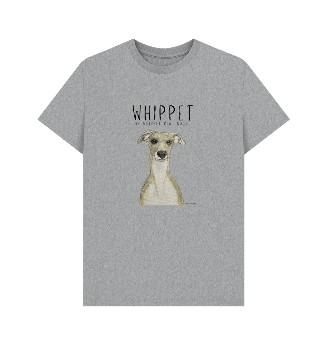 Organic Cotton Whippet Lover Tee Ethical and Soft