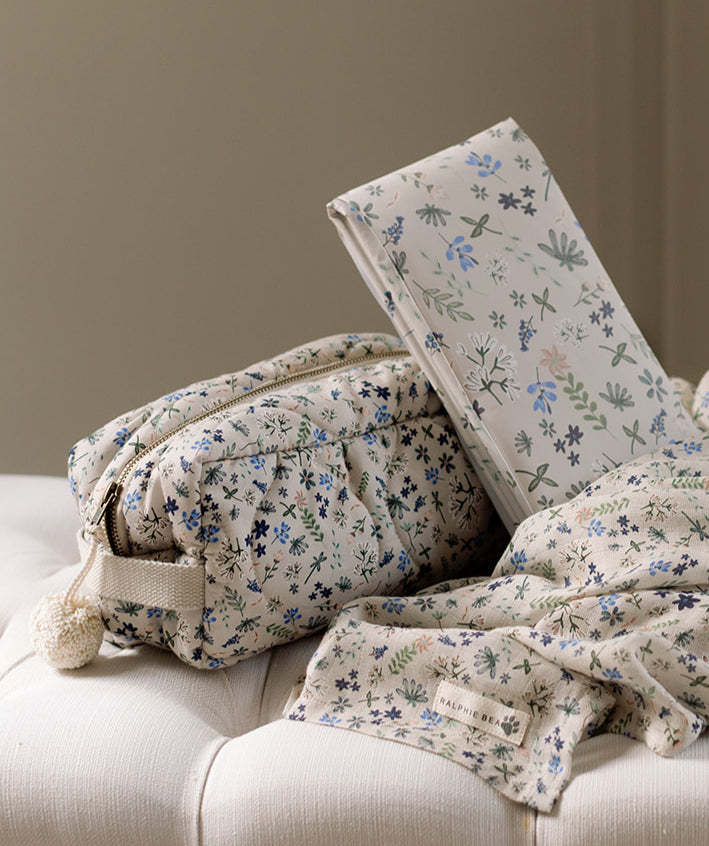 Quilted Washbag - Wildflower