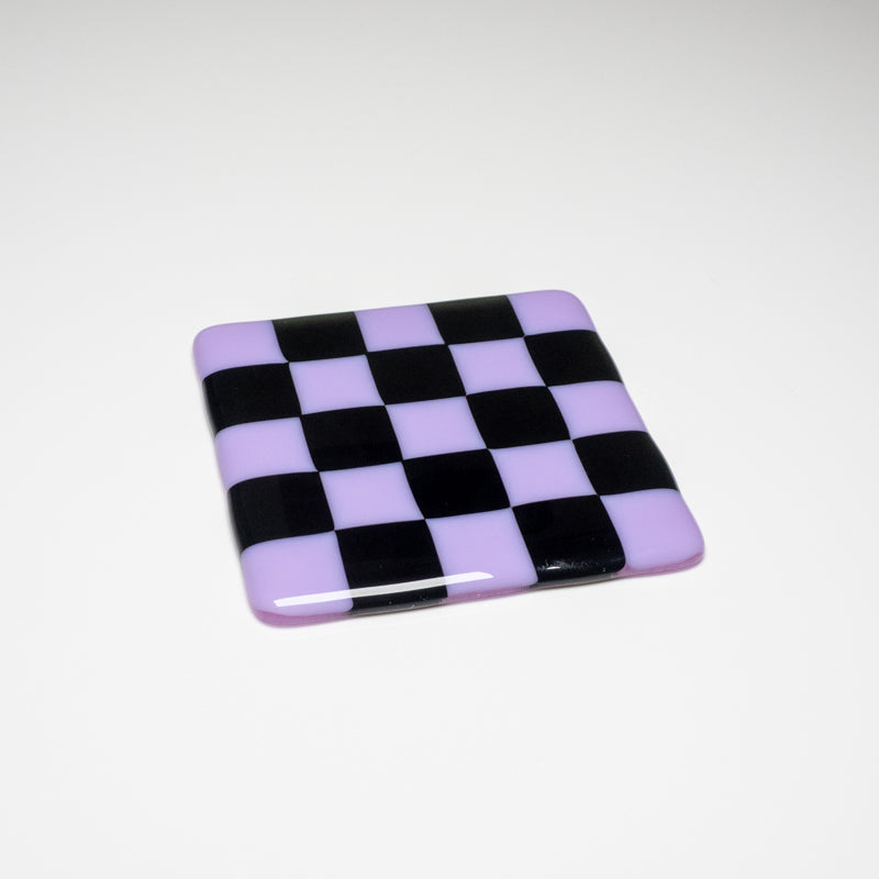 10cm Chequered Dual Coloured Coaster Bullseye Collection