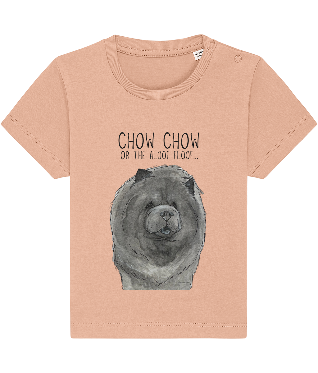 Blue Chow Chow Baby T Shirt for Little Dog Lovers