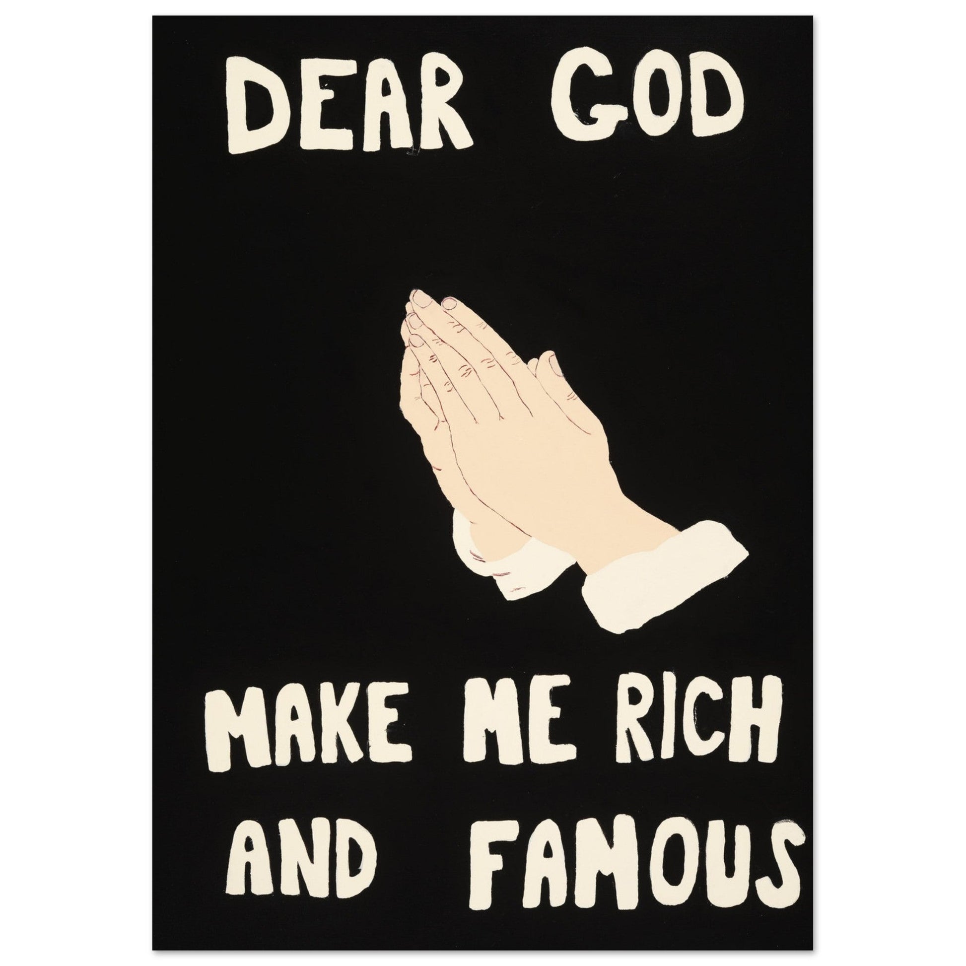 Modern Prayer Quirky Wall Art Print