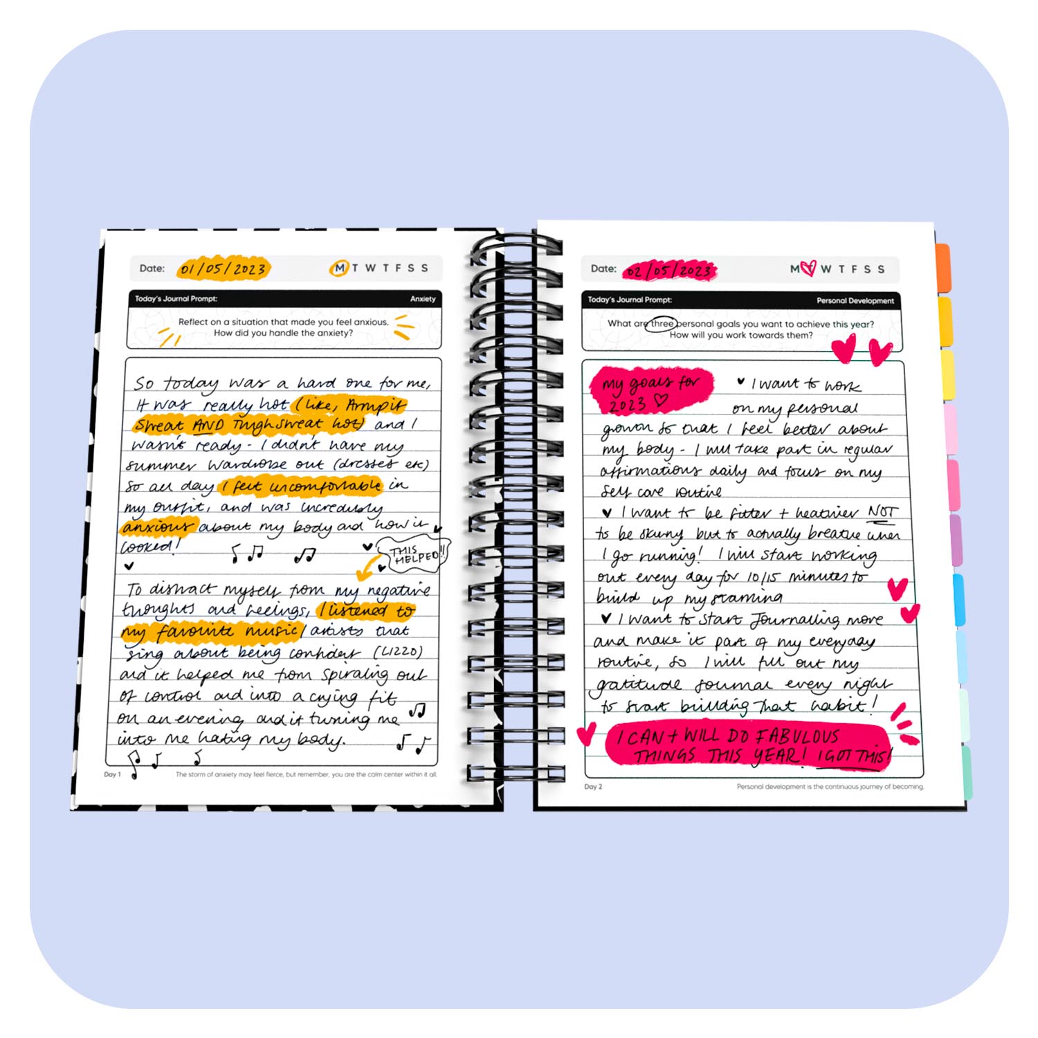 The Daily Question Spiral Journal A5