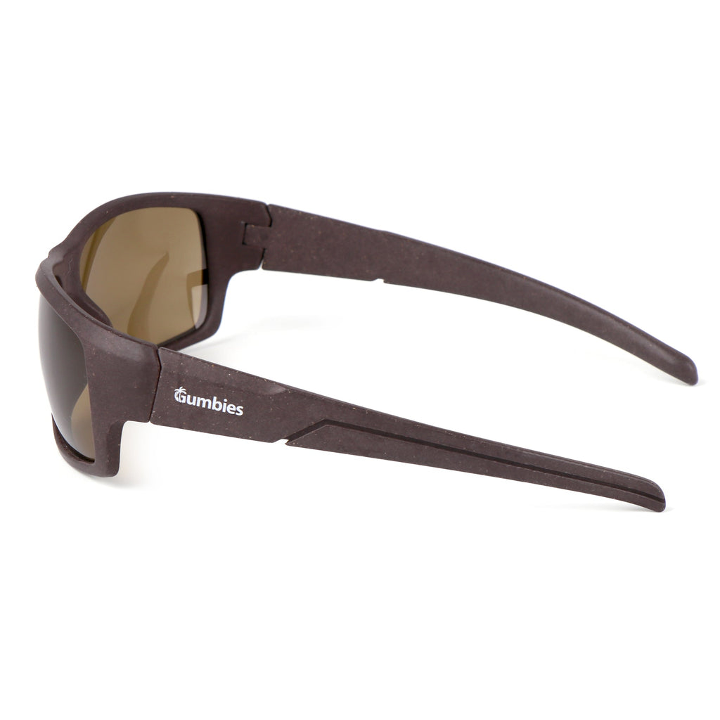 Coffee Wraparound Sunglasses