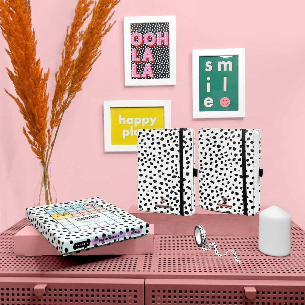 Dalmatian Planning Journal with Pen Holder and Bookmark