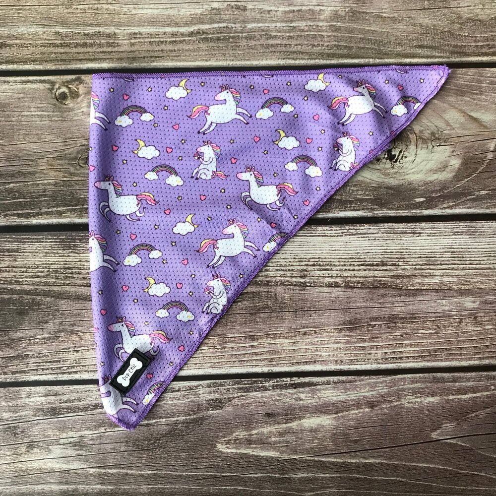 Daydreams and Unicorns Cooling Bandana for Dogs