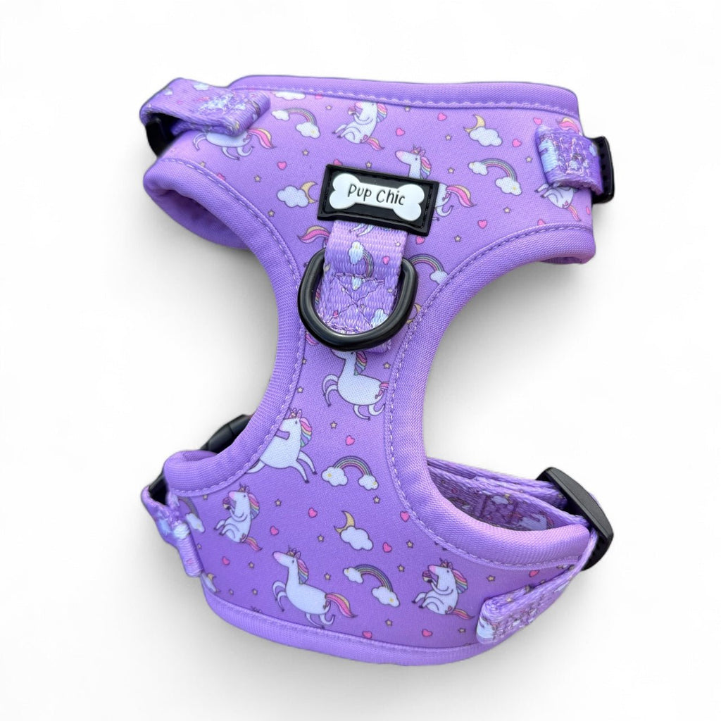 Daydreams and Unicorns Step In Adjustable Small Dog Harness XXS